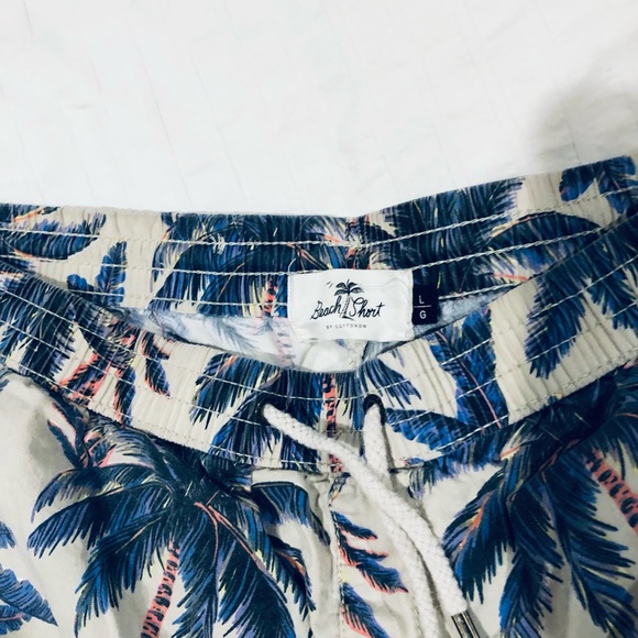 Beach Short by Cotton On Men’s Swim Trunks - Palm Tree pattern - Picture 3 of 3